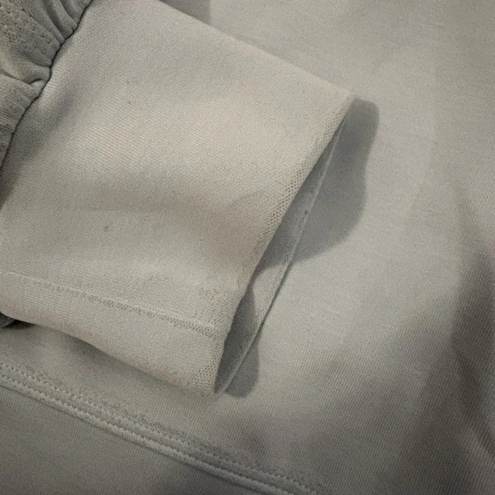 lululemon soft stream perfectly oversized cropped crew neck powder blue